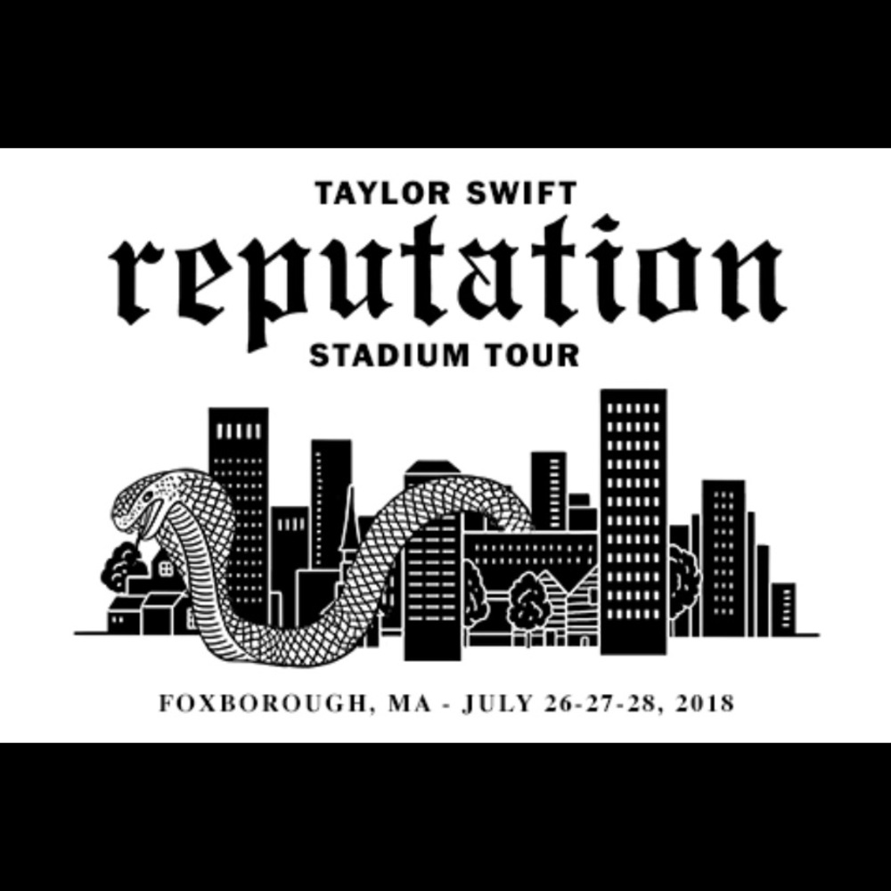 ISO Taylor Swift reputation Gillette poster
